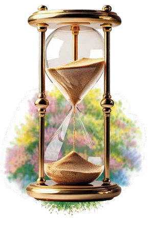 A close-up of a hourglass
AI-generated content may be incorrect.