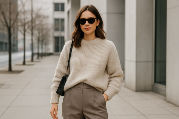 Sweater and Dress Pants